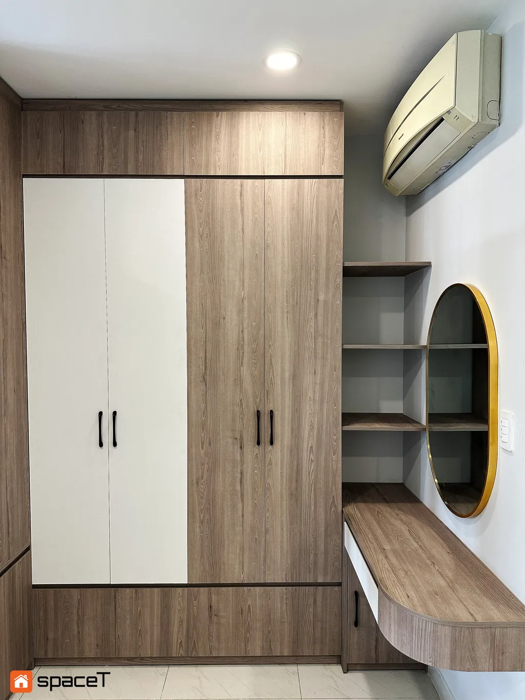 Hoàn thiện nội thất phòng ngủ Căn hộ studio Nguyễn Xí Bình Thạnh mang phong cách Modern