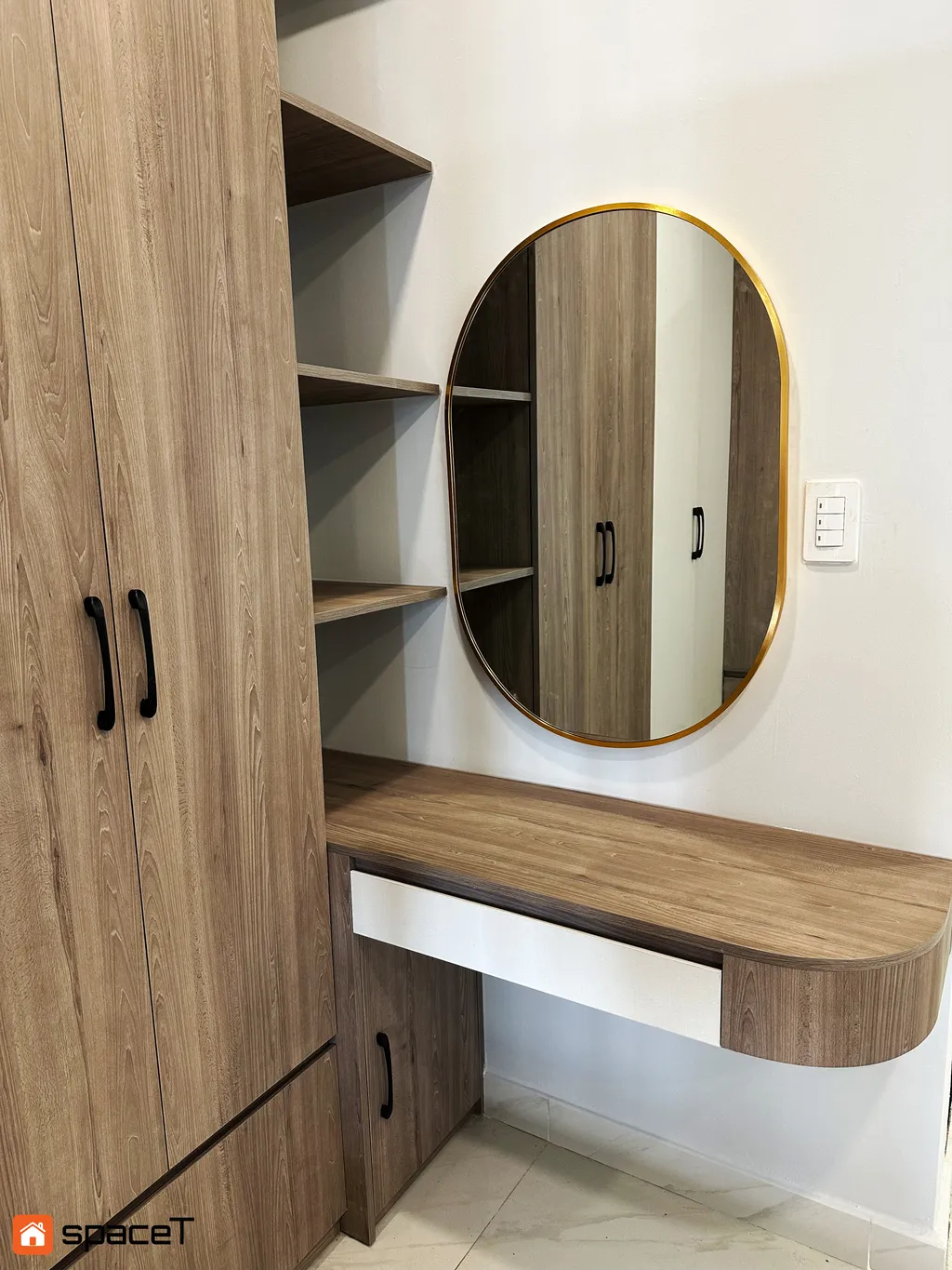 Hoàn thiện nội thất phòng ngủ Căn hộ studio Nguyễn Xí Bình Thạnh mang phong cách Modern
