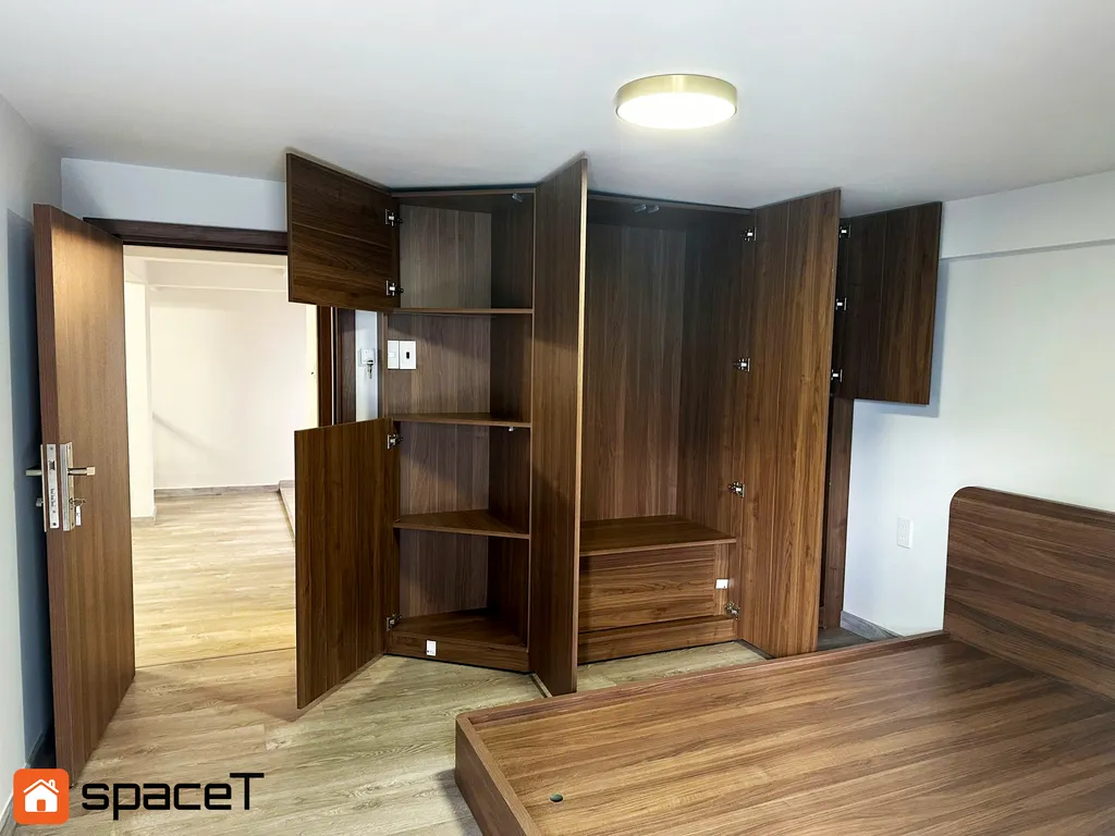 Hoàn thiện nội thất phòng ngủ Nhà phố Hồ Văn Huê, Q. Phú Nhuận - Phong cách Minimalist
