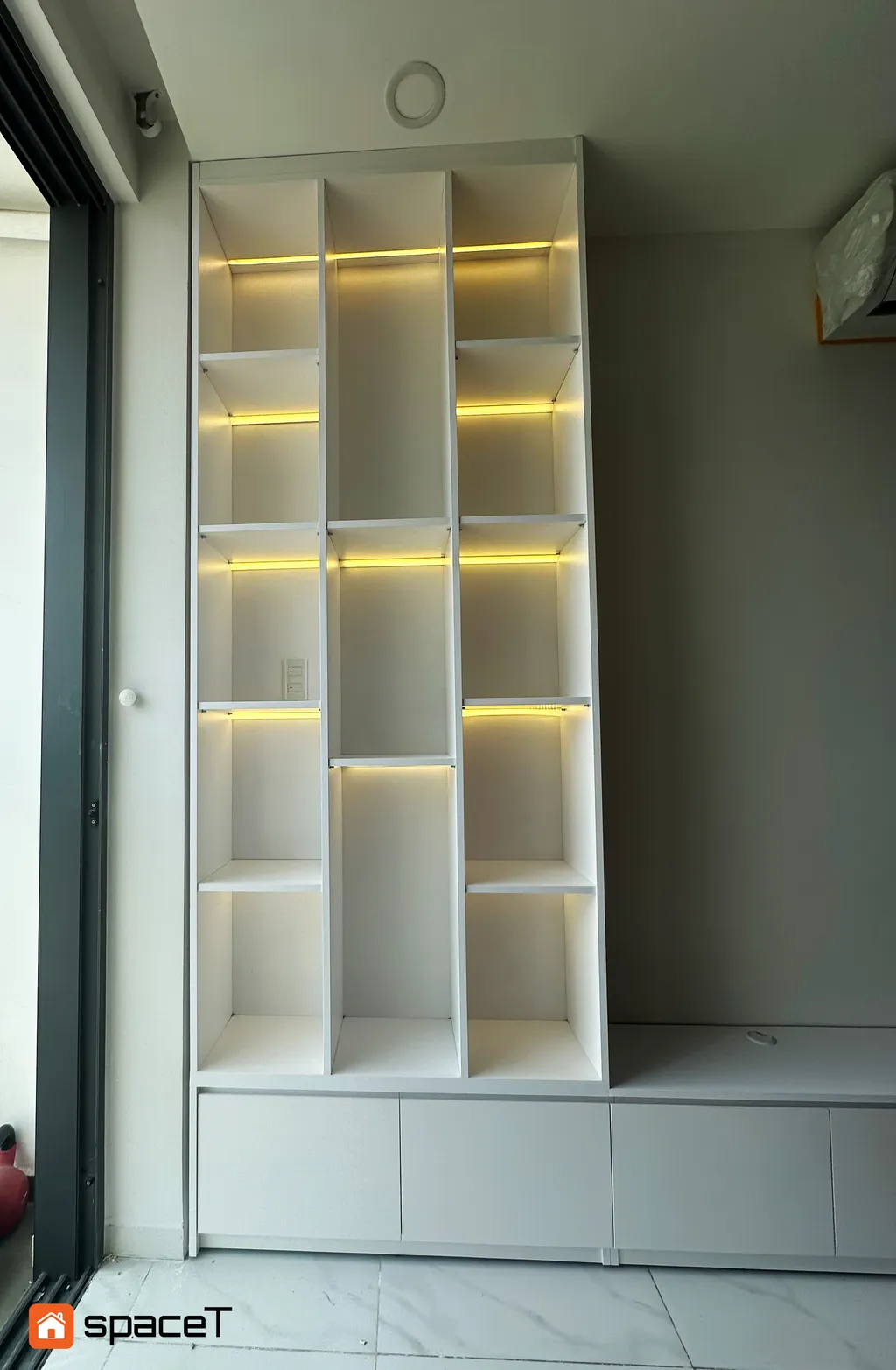 Hoàn thiện nội thất phòng khách Căn hộ Precia Quận 2 - Phong cách Minimalist