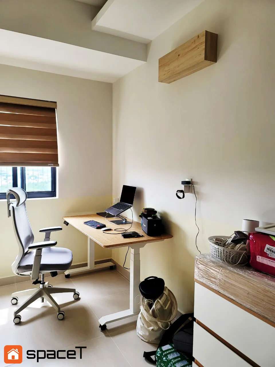 Hoàn thiện nội thất phòng làm việc Căn hộ Era Town Block 1 - Phong cách Scandinavian