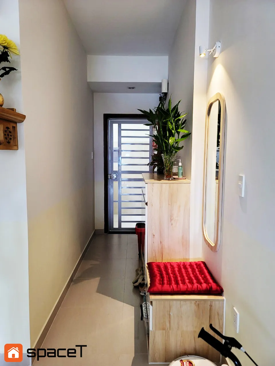 Hoàn thiện nội thất lối vào Căn hộ Era Town Block 1 - Phong cách Scandinavian