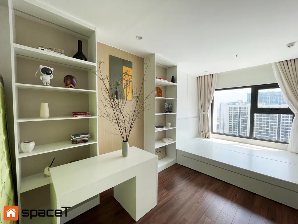 Hoàn thiện nội thất phòng ngủ, góc làm việc Căn hộ Origami Quận 9 - Phong cách Minimalist