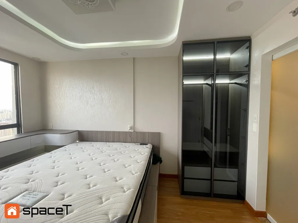 Hoàn thiện nội thất phòng ngủ Căn hộ Masteri Thảo Điền - Phong cách Modern