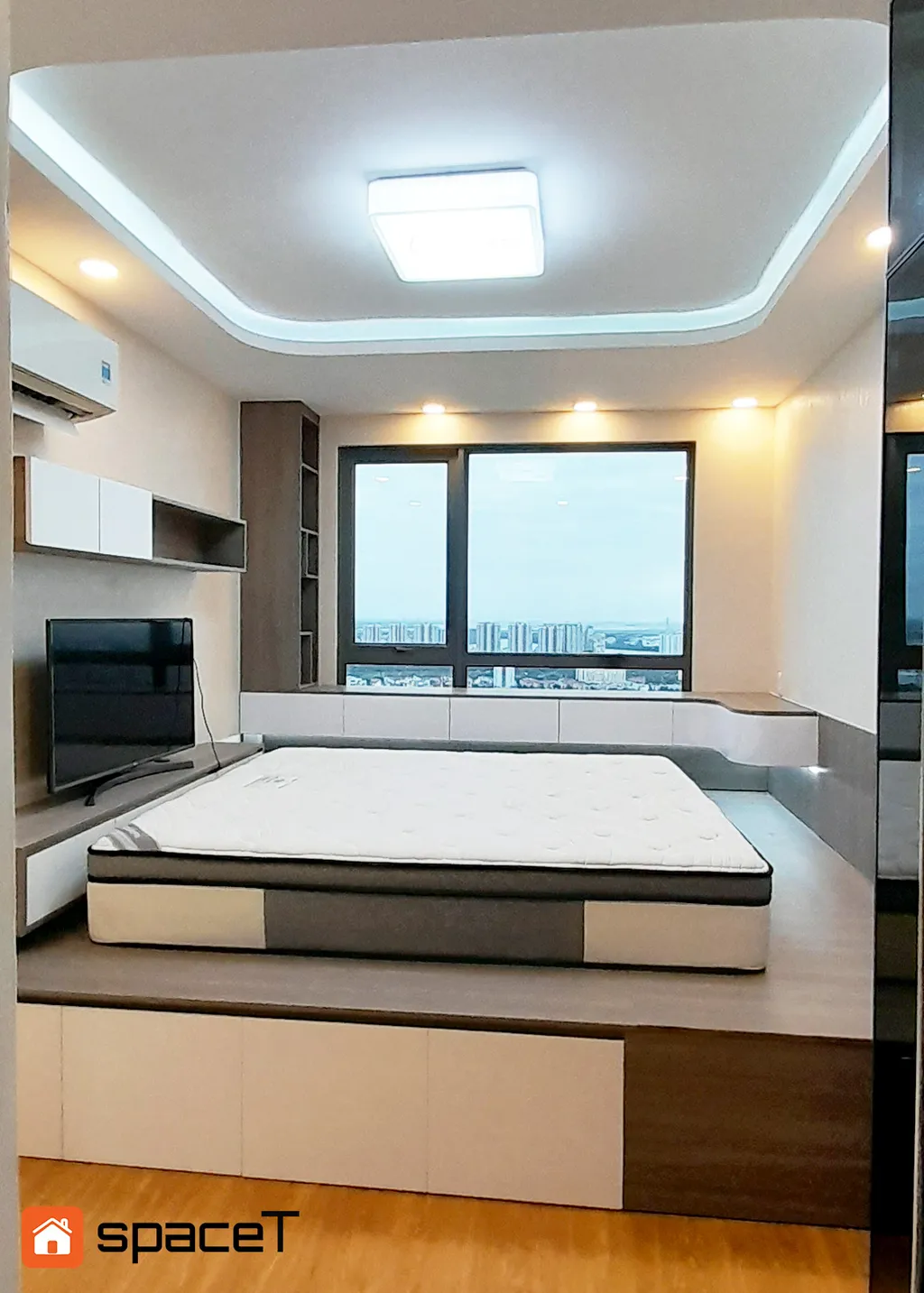 Hoàn thiện nội thất phòng ngủ Căn hộ Masteri Thảo Điền - Phong cách Modern