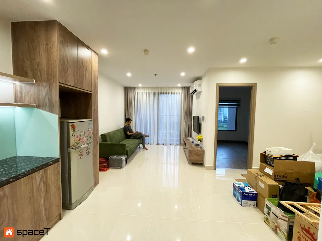 Hoàn thiện nội thất phòng khách Căn hộ Vinhomes Origami - Phong cách Modern