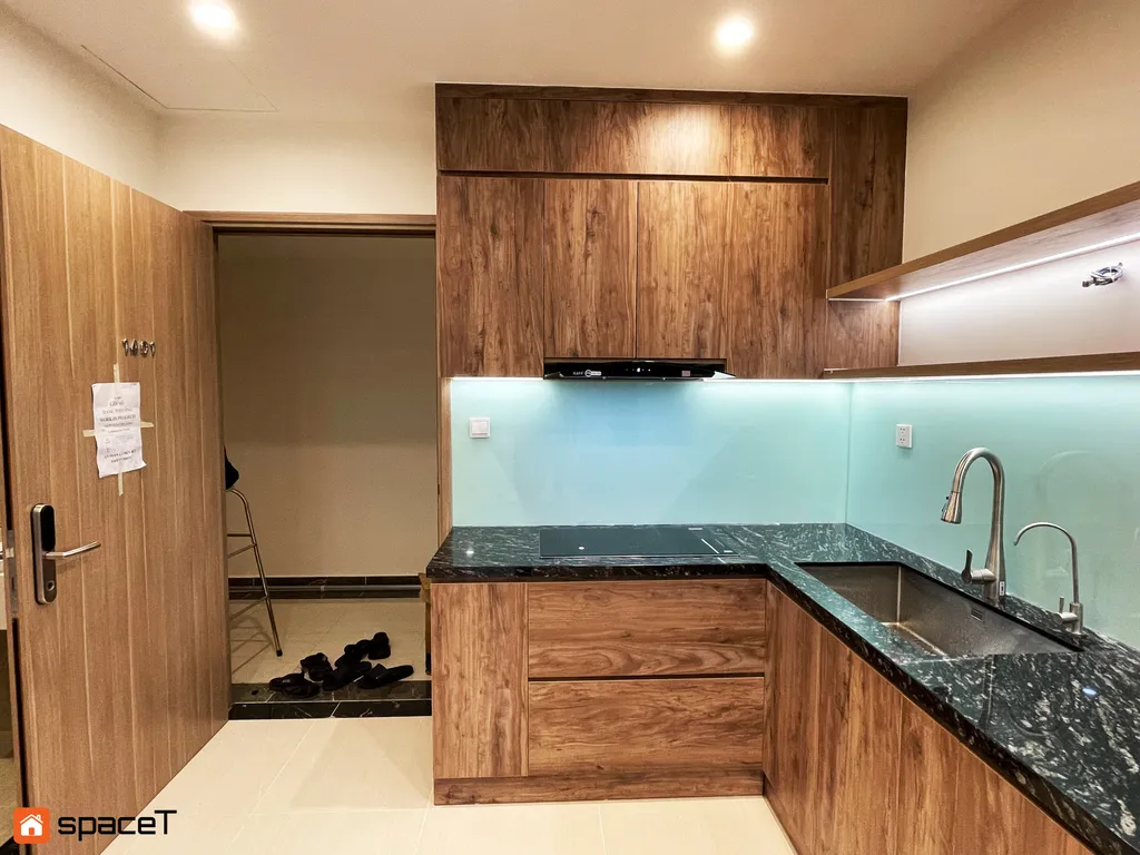 Hoàn thiện nội thất phòng bếp Căn hộ Vinhomes Origami - Phong cách Modern