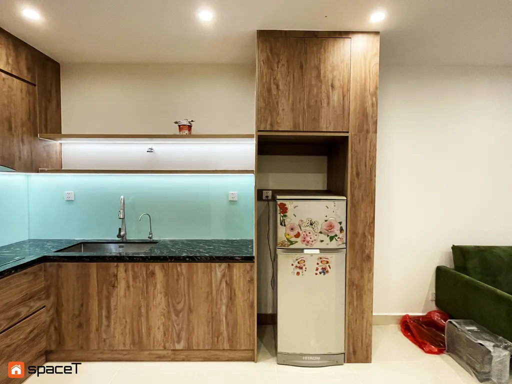Hoàn thiện nội thất phòng bếp Căn hộ Vinhomes Origami - Phong cách Modern