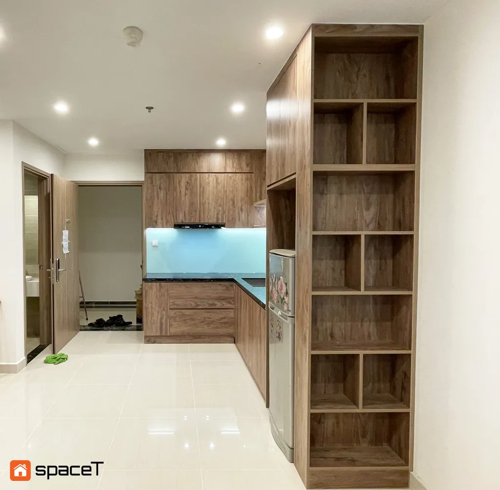 Hoàn thiện nội thất phòng bếp Căn hộ Vinhomes Origami - Phong cách Modern