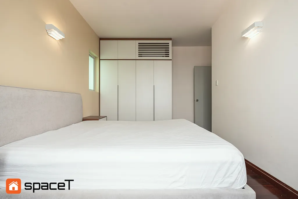 Nội thất phòng ngủ căn hộ Hùng Vương Plaza Quận 5 phong cách Modern hiện đại