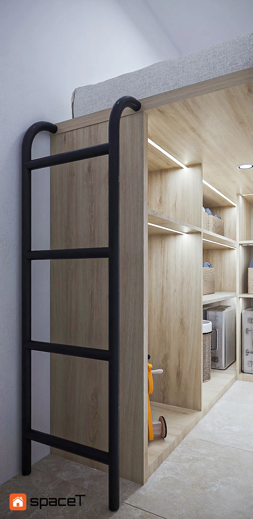 Concept 3D nội thất phòng ngủ Căn hộ Sunrise City View - Phong cách Minimalist