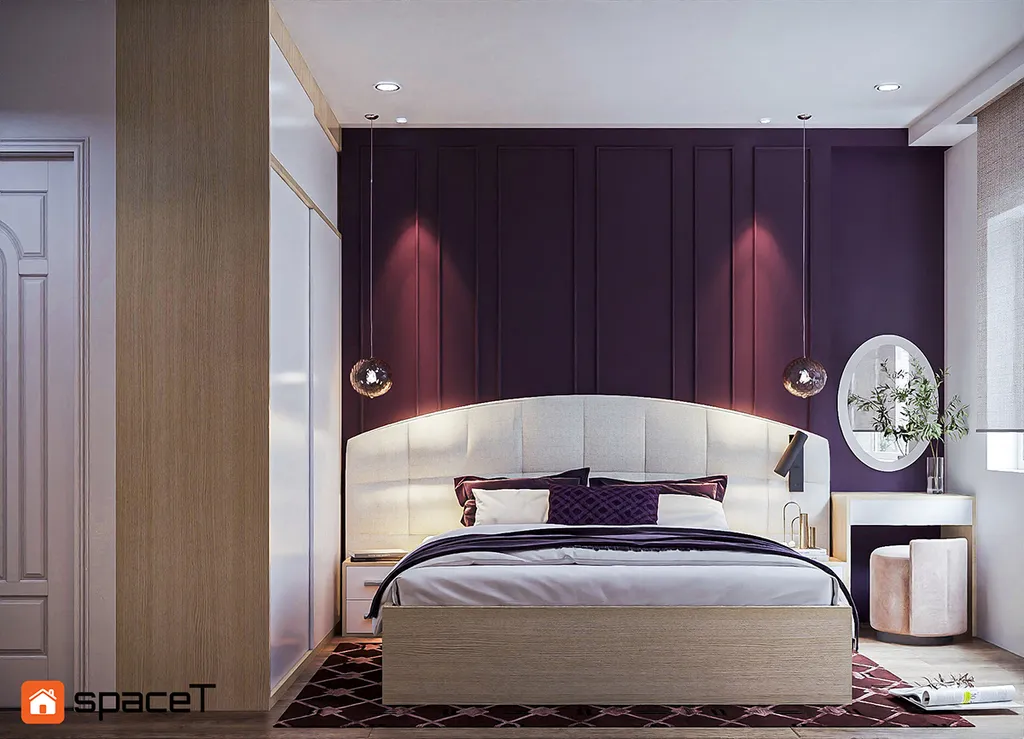 Concept 3D nội thất phòng ngủ Căn hộ Sunrise City View - Phong cách Minimalist