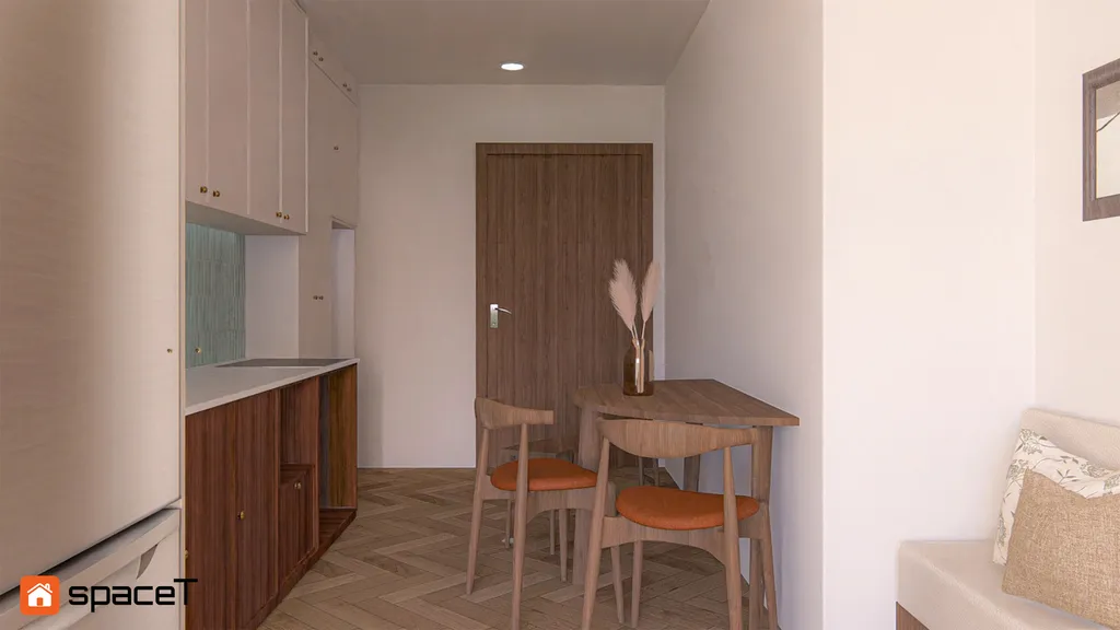 Concept 3D nội thất phòng ăn Căn hộ River Panorama Quận 7 - Phong cách Modern
