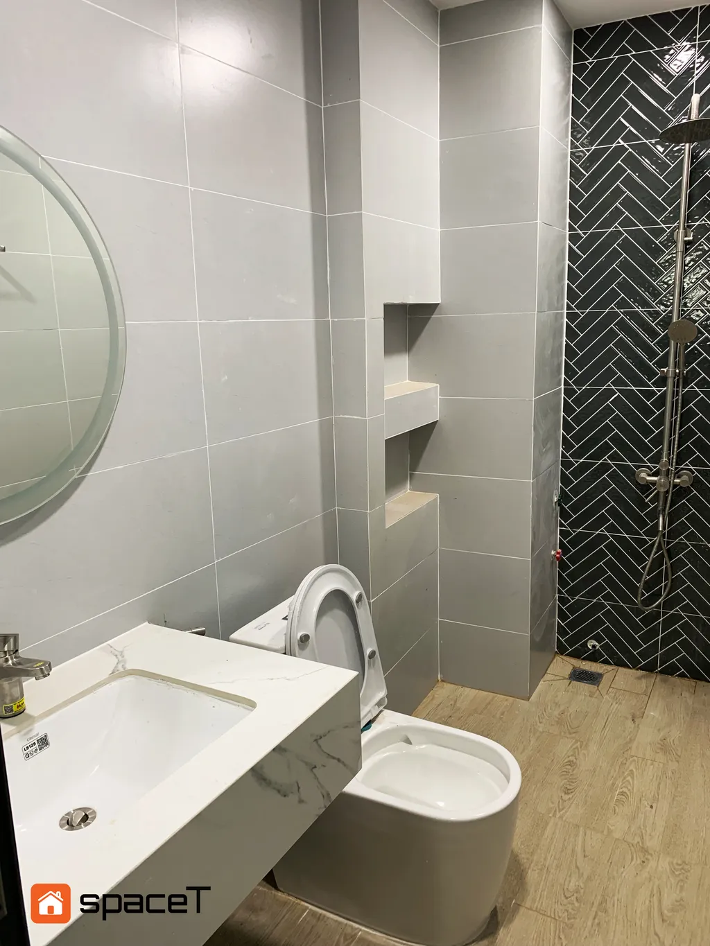 Nội thất phòng tắm, nhà vệ sinh Nhà phố Quận Tân Bình - Phong cách Scandinavian