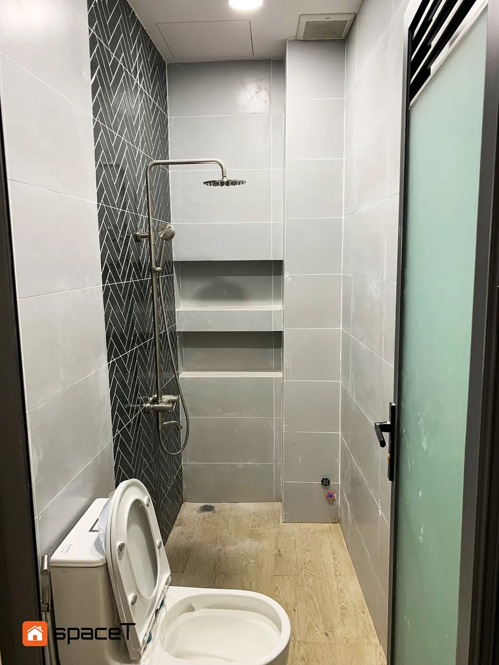 Nội thất phòng tắm, nhà vệ sinh Nhà phố Quận Tân Bình - Phong cách Scandinavian