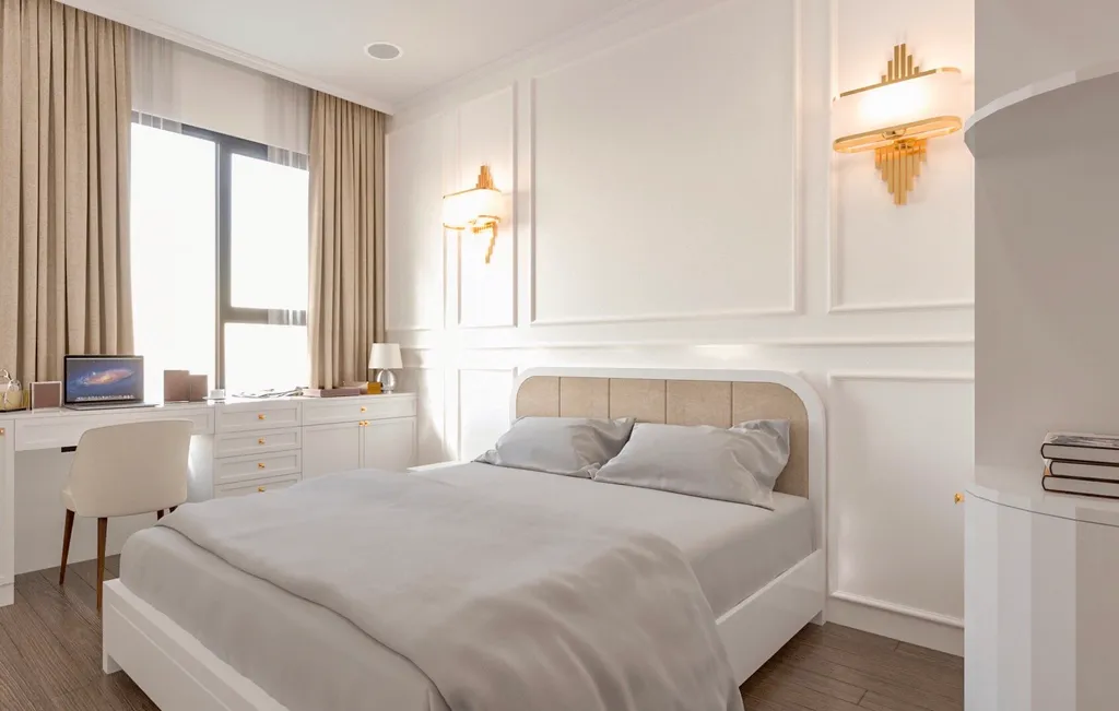 Concept 3D nội thất phòng ngủ Căn hộ II Sora Bình Dương phong cách Neo Classic