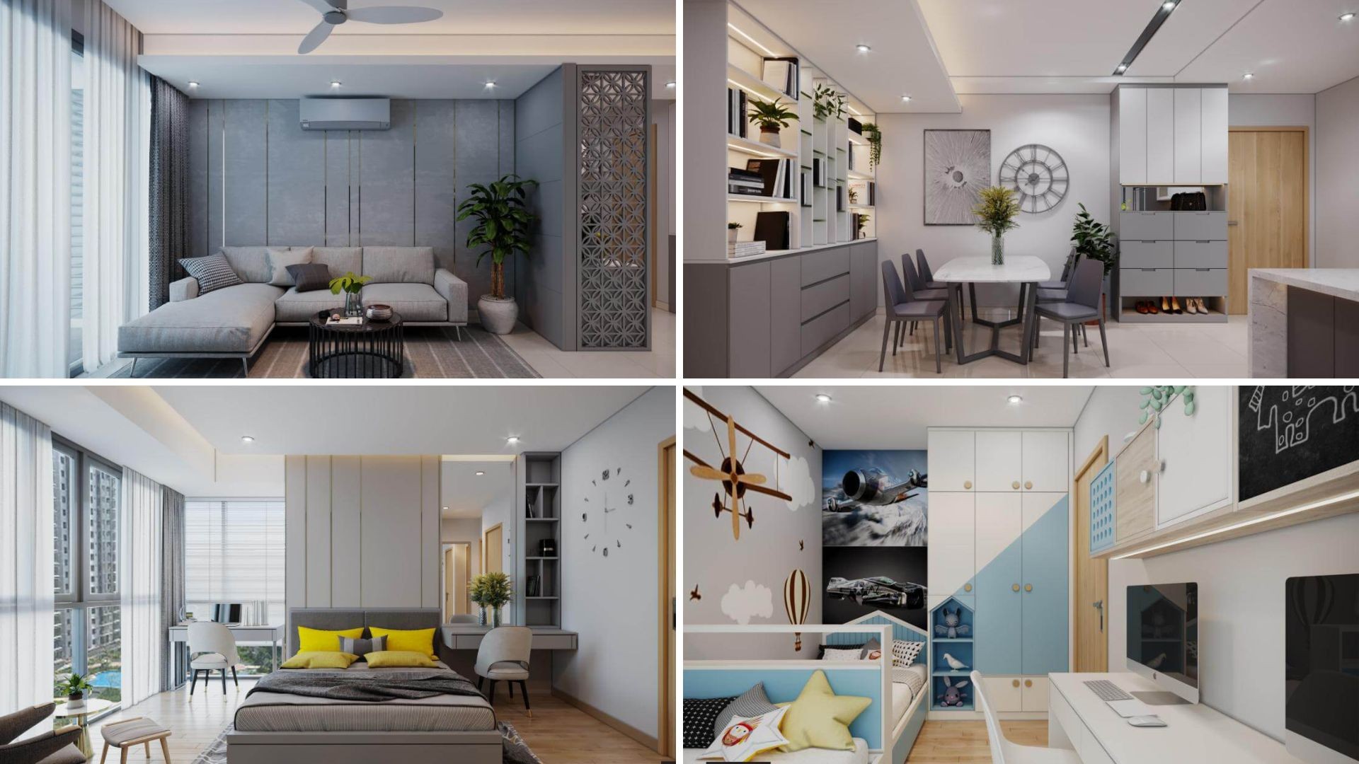 thiết kế nội thất chung cư, nội thất căn hộ