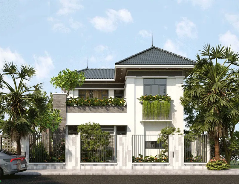 Top 29 mẫu biệt thự 2 tầng đẹp, sang chảnh nhất 2023