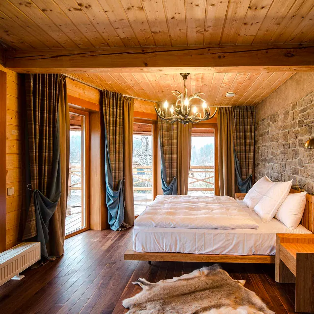 Mẫu trần gỗ đẹp dành cho phòng ngủ