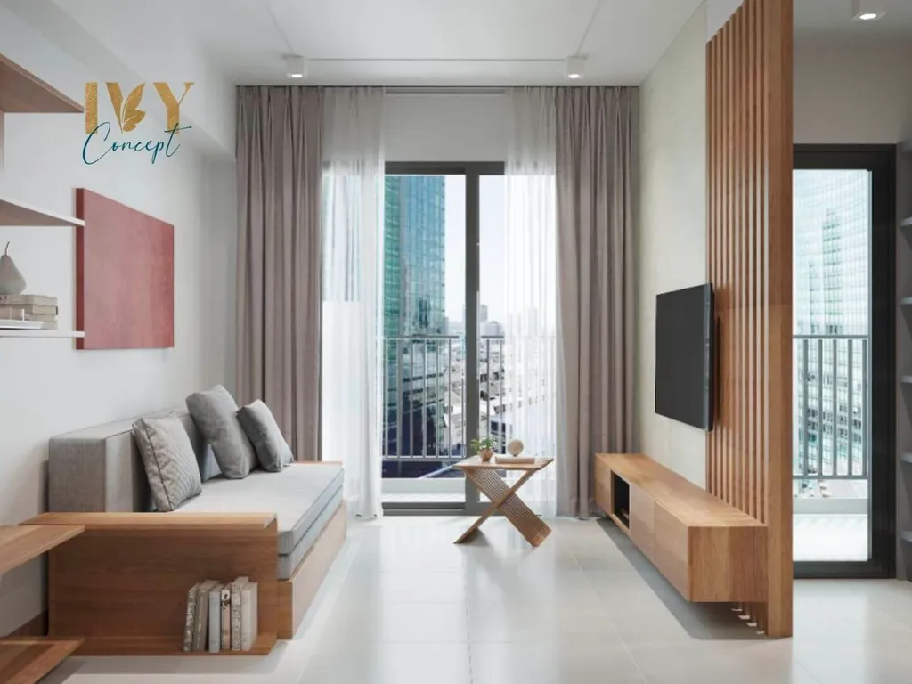 Thiết kế concept nội thất Căn Hộ Emerald Celadon City Tân Phú mang phong cách Japandi (Nhật Bản x Bắc Âu).