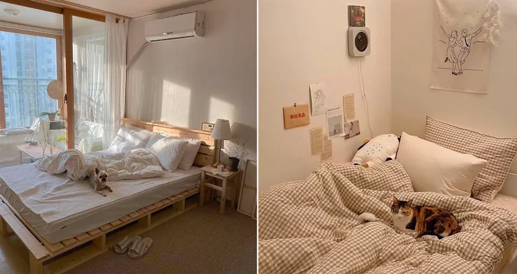 Decor phòng ngủ Hàn Quốc với thiết kế nội thất thông minh tiện lợi