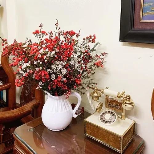 Hoa thanh liễu được sử dụng rất nhiều trong trang trí nội thất