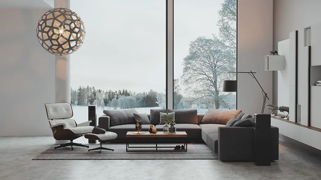 Kiểu dáng nội thất đơn giản là đặc trưng của thiết kế chung cư phong cách Scandinavian