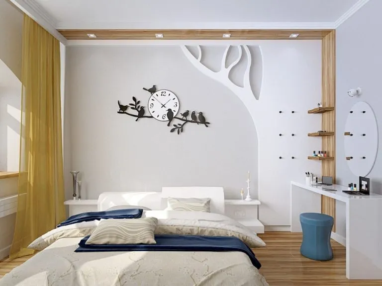 Phòng ngủ theo phong cách Hàn Quốc với những trang trí cực kỳ đơn giản nhưng đẹp và tiện nghi