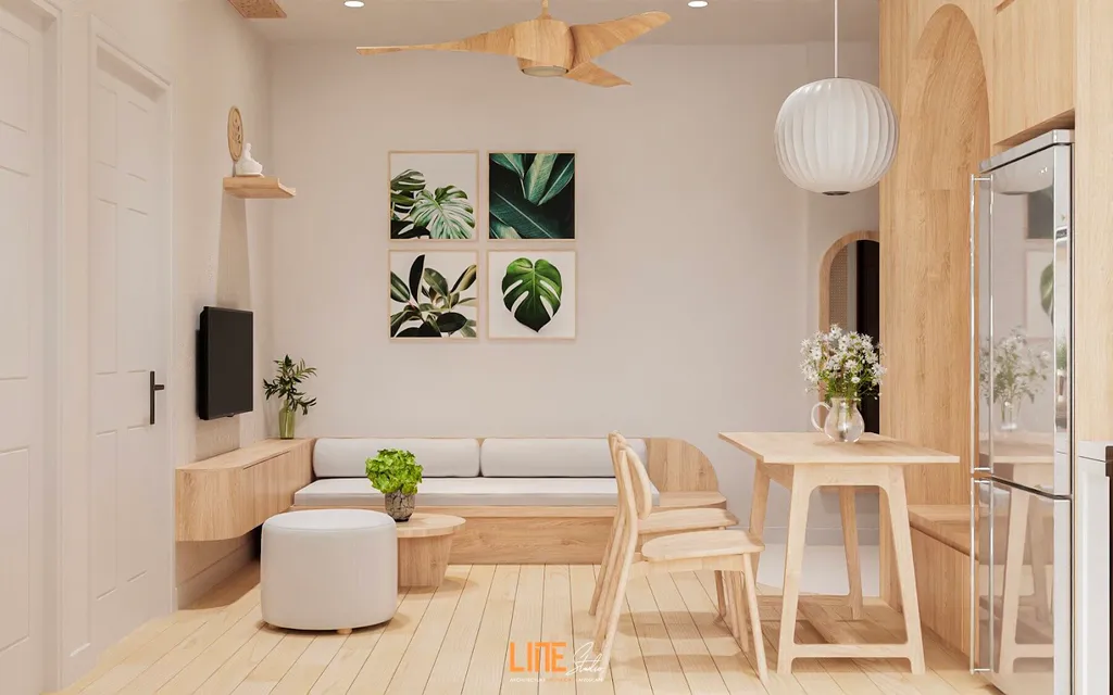 Thiết kế nội thất theo phong cách Scandinavian cho căn hộ nhỏ mở ra một không gian vô cùng giản đơn nhưng đồng thời cũng mang tính tiện nghi và thời thượng cần có