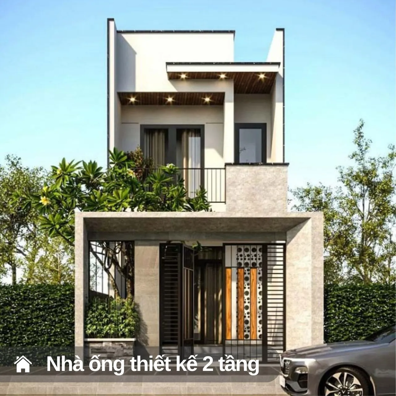 Với việc thiết kế 2 tầng, nhà ống có thể tận dụng không gian sống và cải thiện tính tiện nghi cho gia đình.