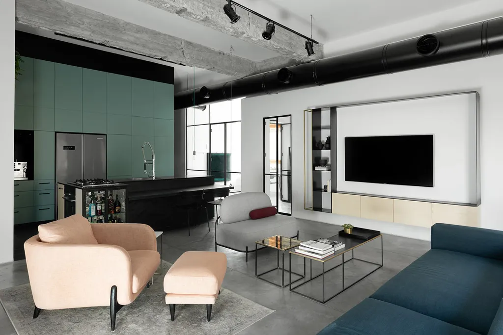 Một thiết kế nhà hiện đại xen kẽ cùng sự tối giản hóa của nội thất