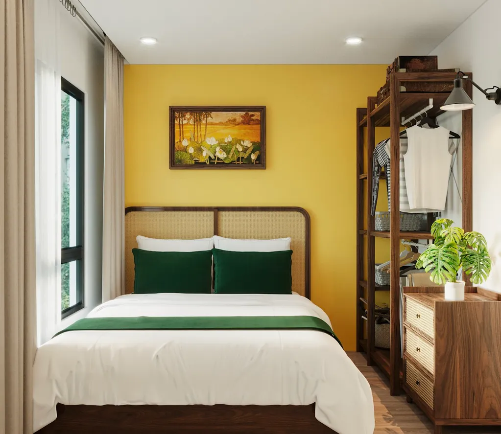 Thiết kế phòng ngủ truyền thống theo phong cách Indochine