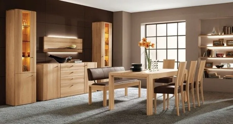 Với màu sắc trang nhã, tính ổn định cao, chống mối mọt tốt, gỗ cao su đang được ưa chuộng trong chế tác nội thất cho căn hộ hiện đại. 