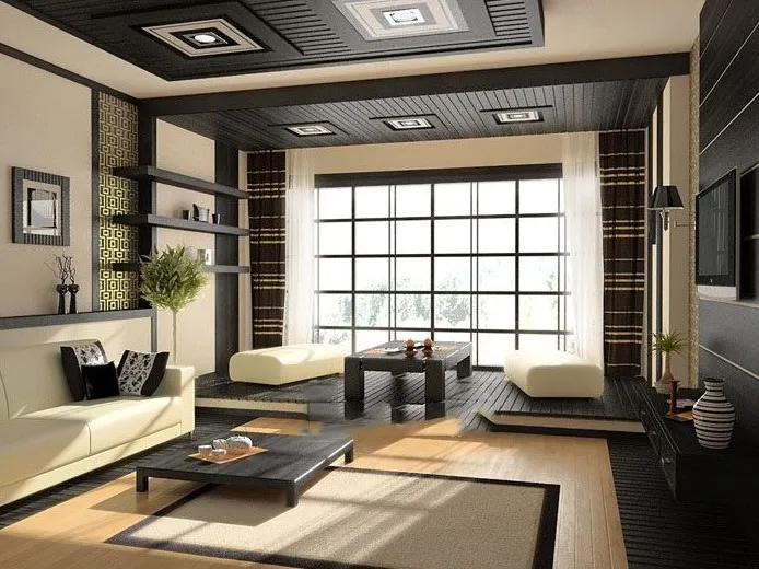 Mẫu phòng khách căn hộ mang phong cách Hàn Quốc hiện đại