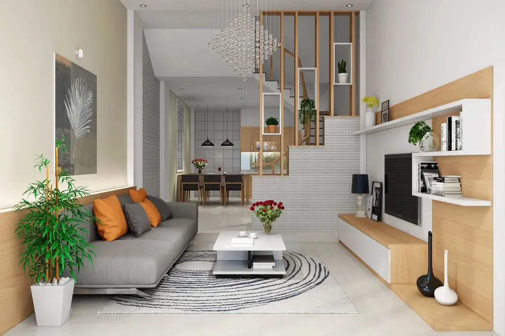 Thiết kế 3D nội thất căn hộ chung cư ở 148 Lý Thường Kiệt