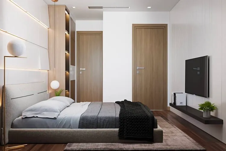 Điểm nhấn của căn phòng đến từ các món đồ nội thất nhỏ có thiết kế đơn giản tạo nên không gian vô cùng thoải mái