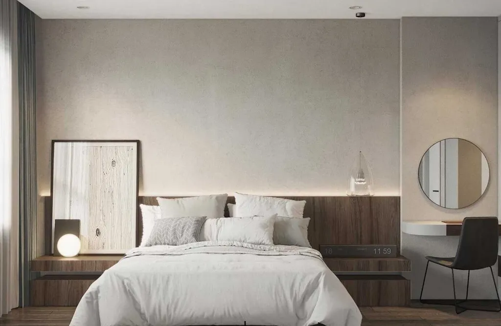 Giường ngủ theo phong cách đương đại sang trọng và tối giản