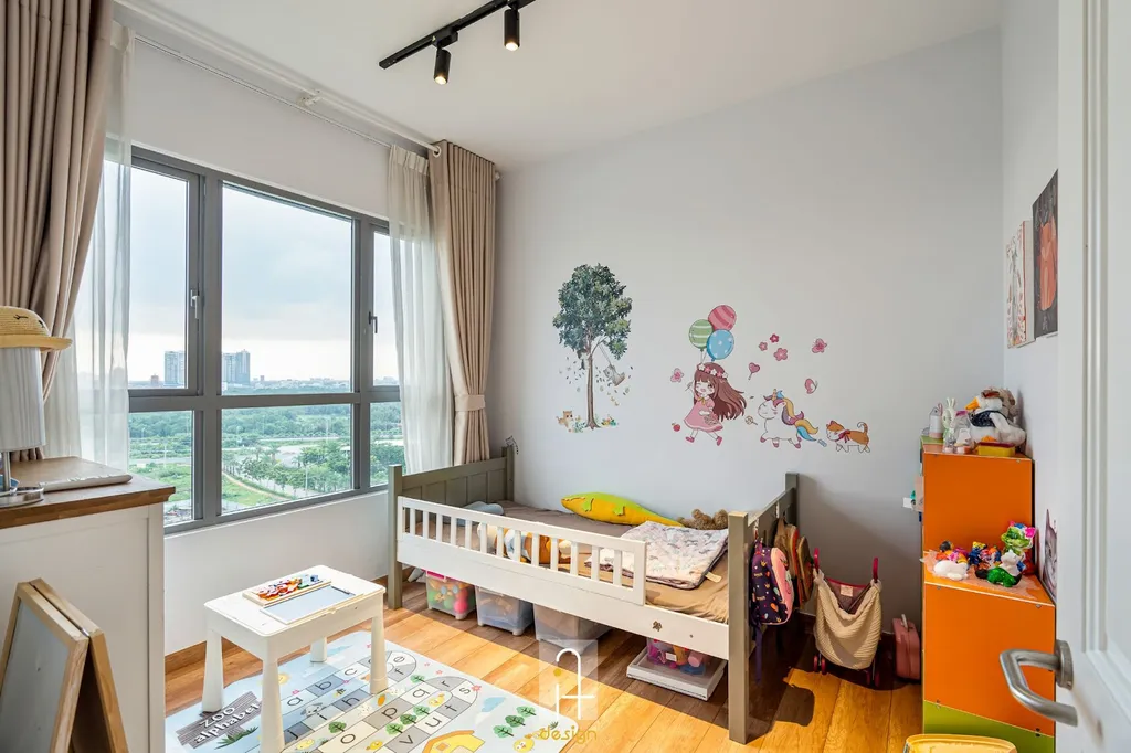 IF Design thi công phòng ngủ trẻ em thiết kế đáng yêu và an toàn