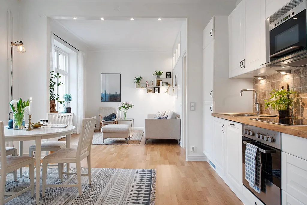 Phong cách Bắc Âu với tông màu trắng chủ đạo vô cùng tinh tế tại căn hộ thuộc chung cư Ngoại Giao Đoàn