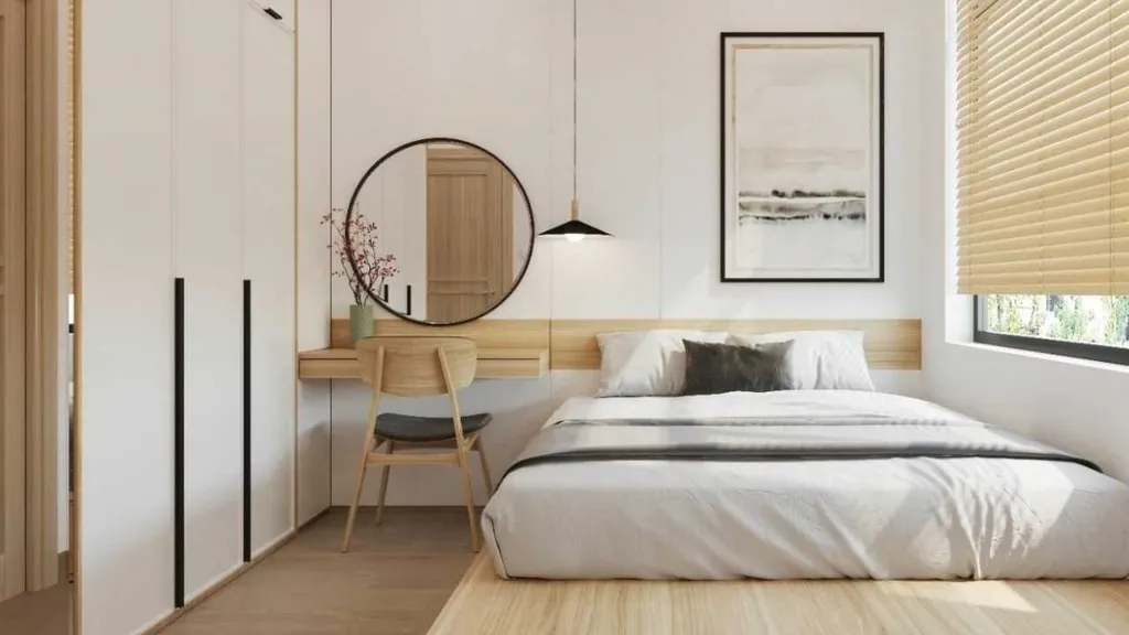 Phòng ngủ theo phong cách Japandi đơn giản mà tinh tế