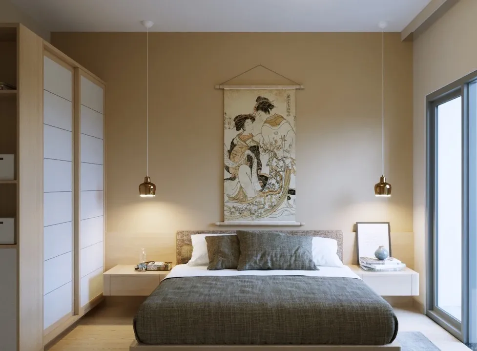 Phòng ngủ tối giản nội thất đem lại sự thư thái và nhẹ nhõm