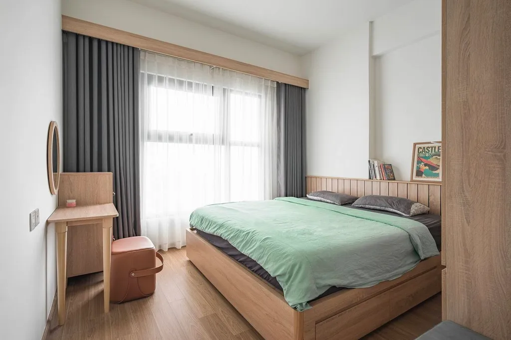Thiết kế nội thất cho nhà chung cư một phòng ngủ tối giản