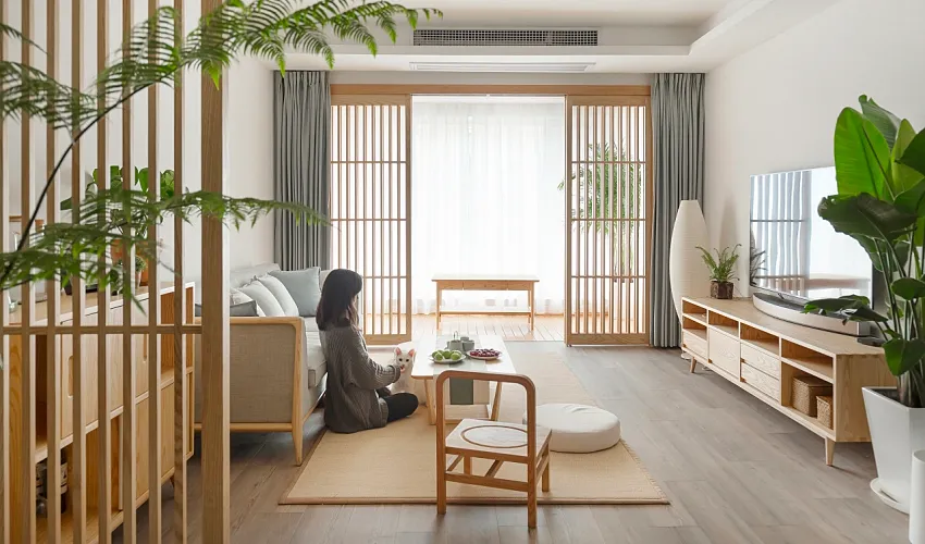 Căn hộ 2 phòng ngủ phong cách Nhật bản