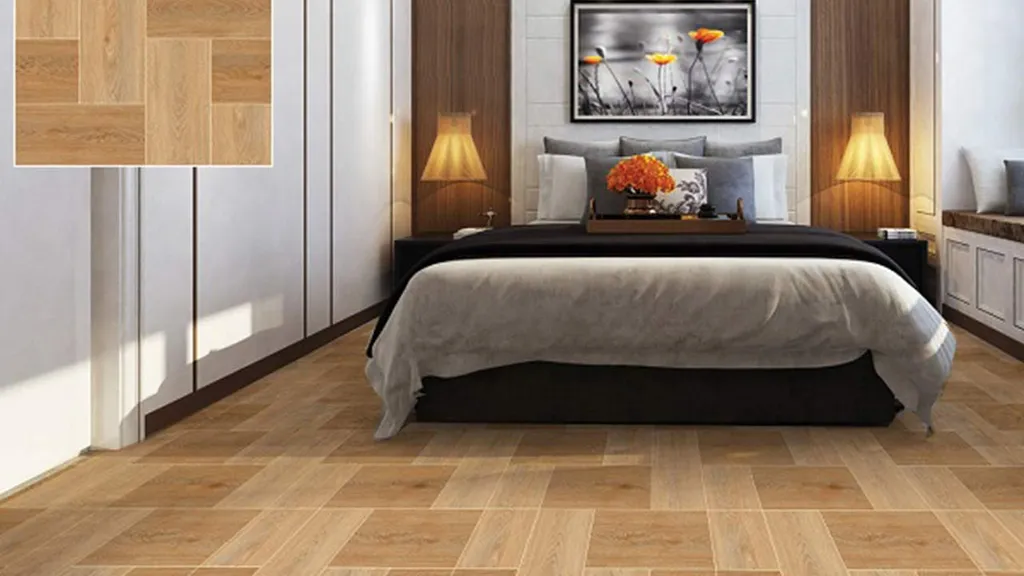 Gia chủ có thể cân nhắc sử dụng kết hợp đồ nội thất bằng gỗ hoặc giả gỗ để tạo nên tổng thể sang trọng cho cả gian phòng.