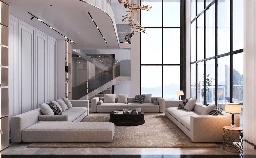 Gợi ý thiết kế Căn hộ penthouse chung cư Haven Park - Phong cách nội thất tối giản x hiện đại