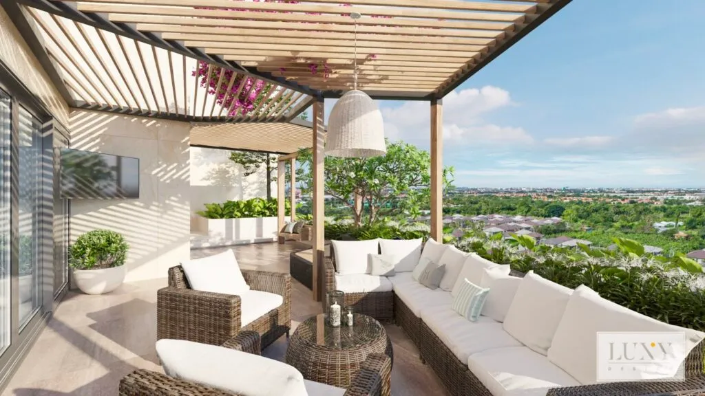 Gợi ý thiết kế Garden Villa phong cách tân cổ điển tại chung cư Sky Oasis