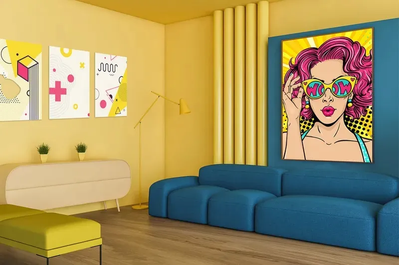 Phong cách nội thất Pop Art mang tới làn gió trẻ trung năng động cho những căn hộ chung cư tưởng chừng nhàm chán