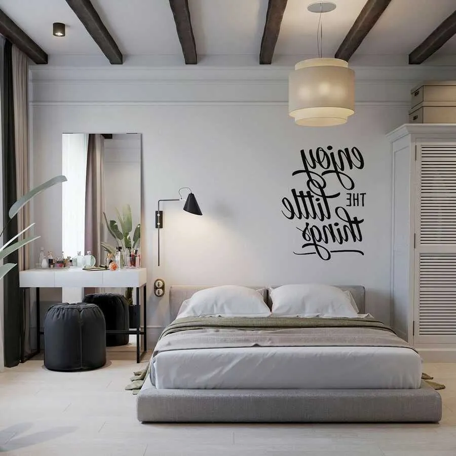 Phòng ngủ đôi phong cách Scandinavian đơn giản và khoáng đạt đang là xu hướng đuọc rất nhiều gia đình trẻ yêu thích.