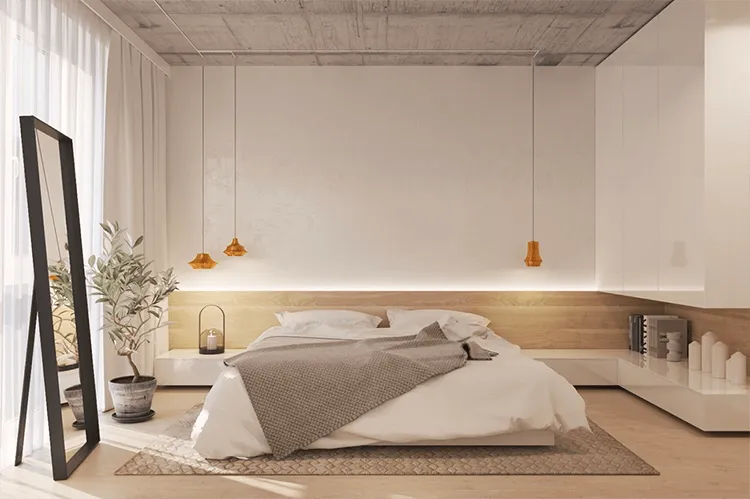 Phòng ngủ phong cách tối giản