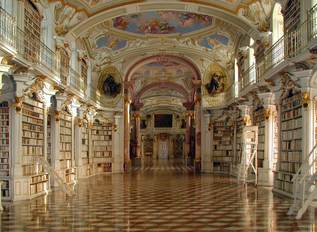 Sự lộng lẫy đến choáng ngợp của kiến trúc Baroque được thể hiện qua từng chi tiết nội thất